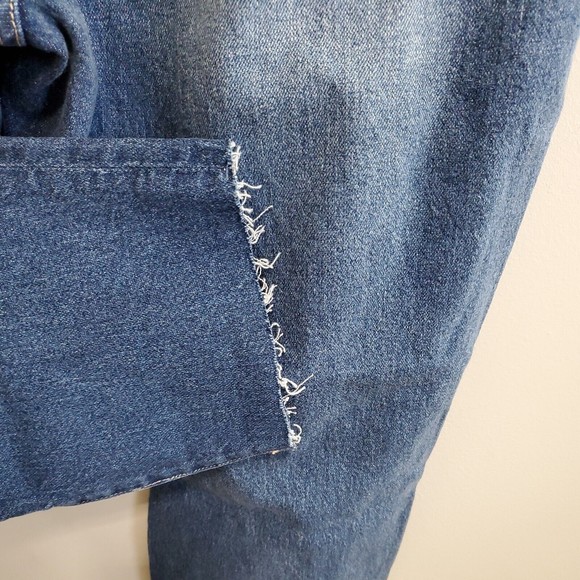 Torrid High Rise Slim Straight Leg Jeans Distressed Medium Wash Blue Women's 20R - Picture 9 of 12